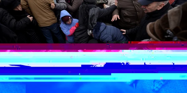 Sfinţire Catedrala Mântuirii Neamului jandarmi aglomeraţie FOTO Mediafax