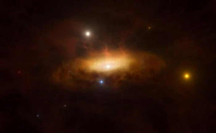 Galaxia SDSS1335+0728 FOTO: X