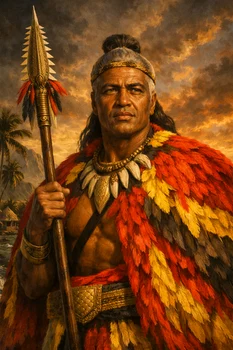 Regele Kamehameha din Hawaii. FOTO: imagine generată cu AI