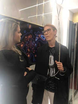 Monica Iagăr, nemachiată la eveniment Foto: Alina Erimia  