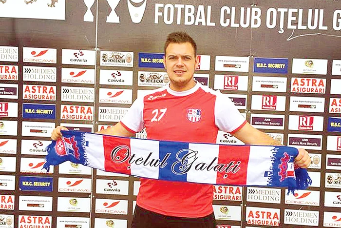 Alexandru Avram a fost legitimat la Oţelul de puţin timpFoto: frf.ro