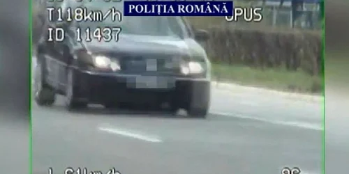 Buzoianul circula cu 120 de kilometri pe oră