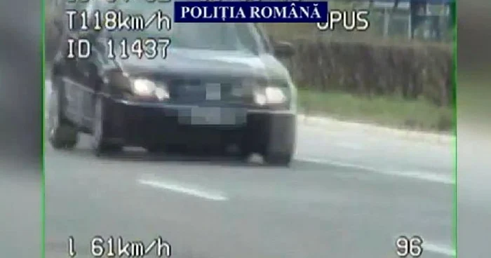 Buzoianul circula cu 120 de kilometri pe oră