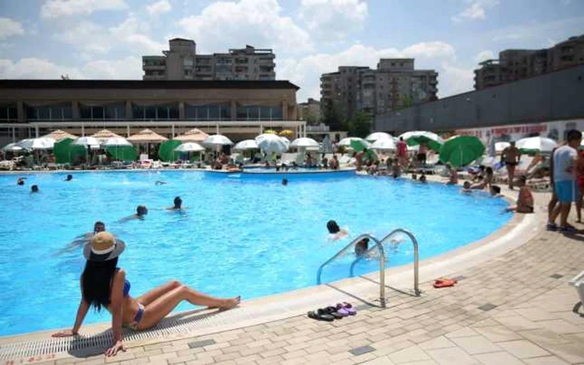 Ştrandul din Hunedoara.