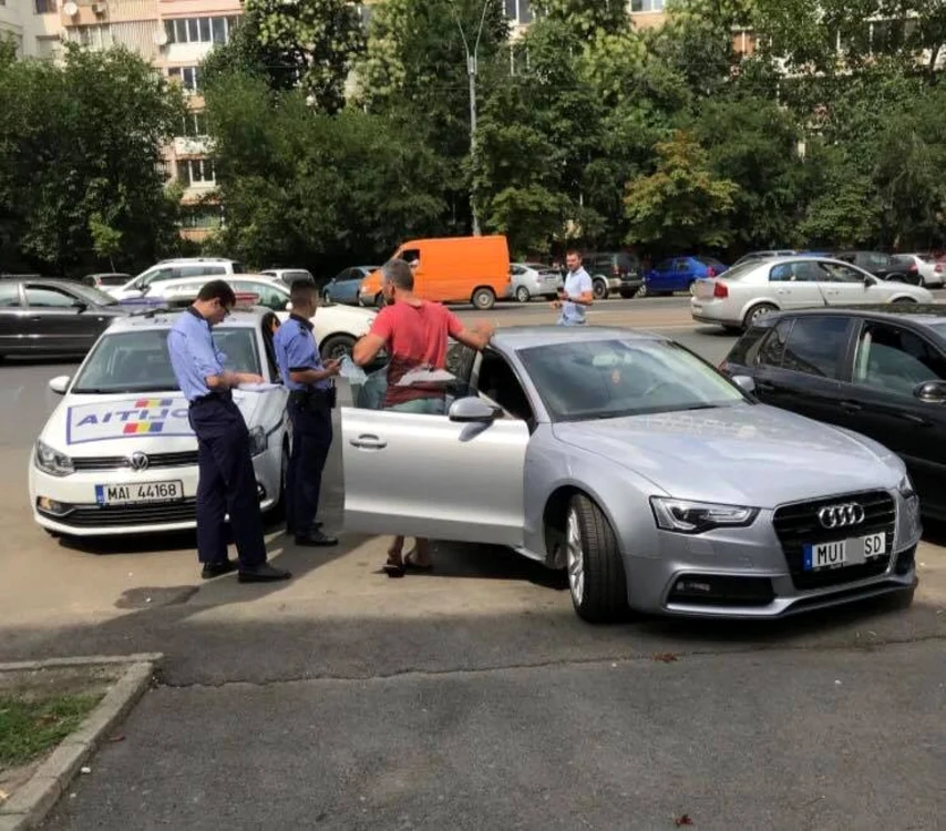 Masina audi muie psd FOTO Facebook 