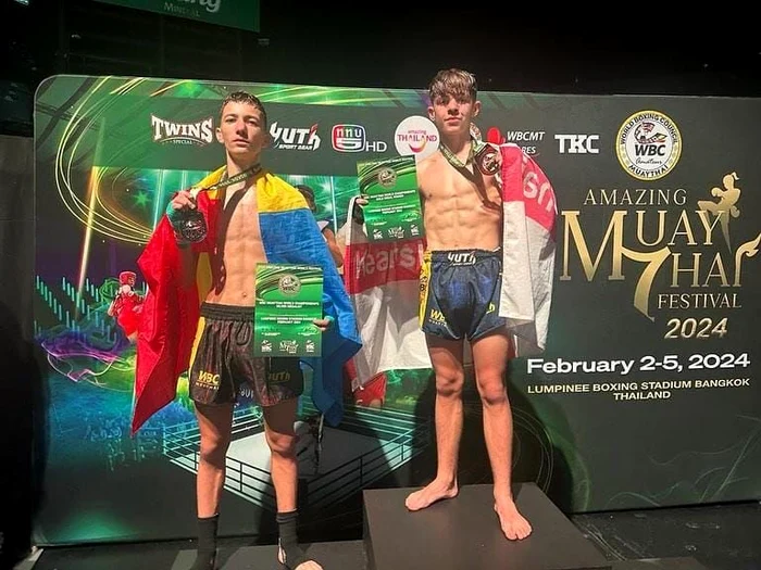 Galațiul are un vicecampion mondial la Muay Thai FOTO: Arhivă Personală