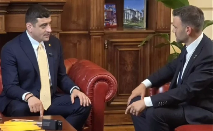 George Simion, în dialog cu Jack Posobiec FOTO X