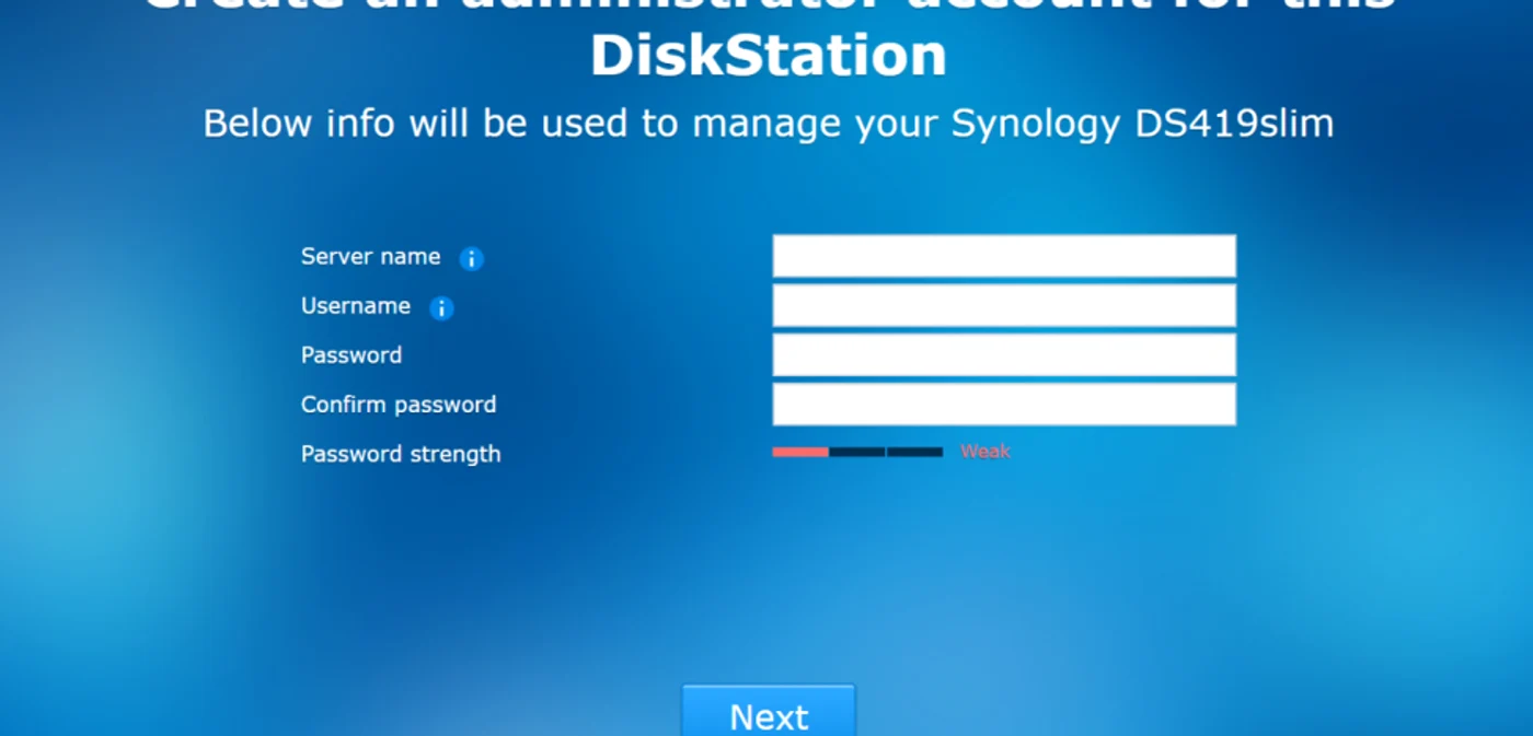 Synology DiskStation DS419slim - NAS