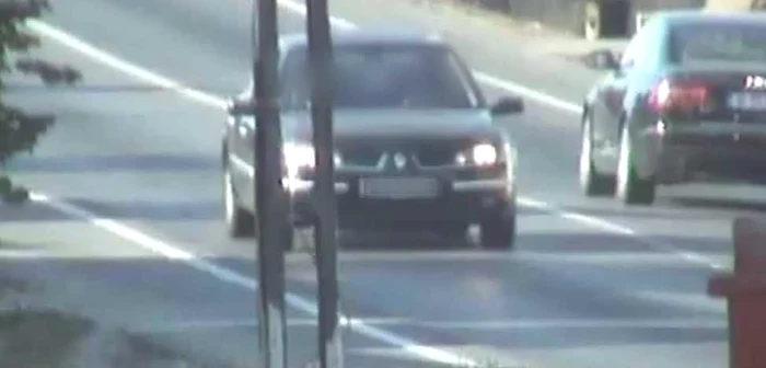 Tânărul a fost oprit de polițiști la Apoldu de Sus