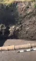 Fragmente ale unui apeduct medieval, descoperite în situl Costești-Gârlea (© Facebook / Agenţia Națională Arheologică)