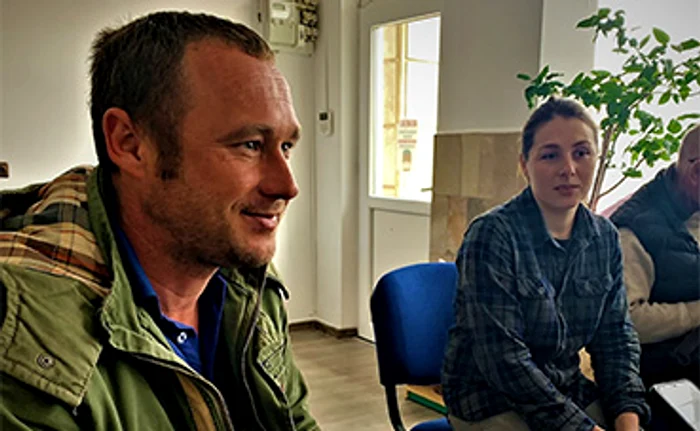 Alexei şi Tatiana au venit din Ismail şi au găsit adăpost la Tulcea. Foto: adevarul.ro