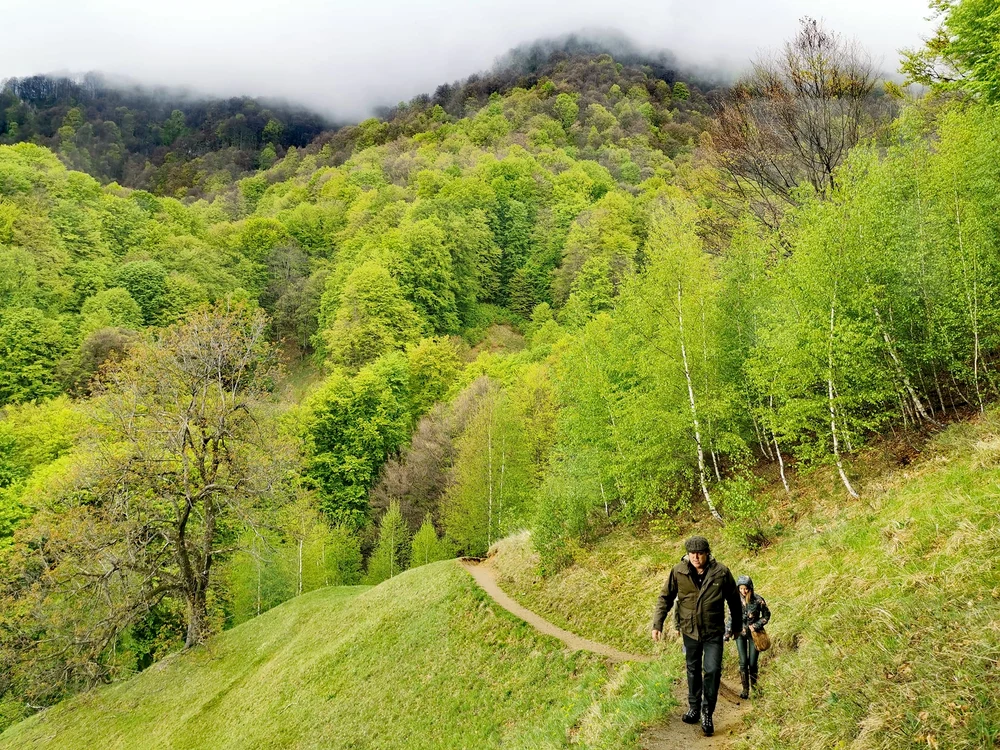 Charlie Ottley pe cărările Parcului Național Buila Vânturarița din Vâlcea Foto Oltenia de Sub Munte