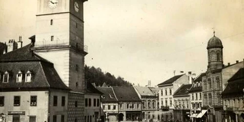 Piata Sfatului Brasov fotografie de epoca