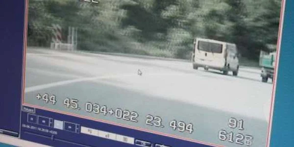 Momentul depăşirii neregulamentare a fost filmat 