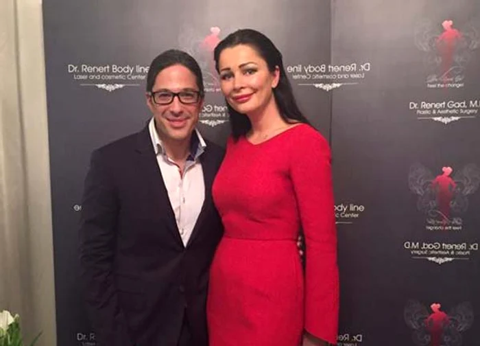 
    Brigitte Sfăt, împreună cu doctorul Renert Foto: Click!  