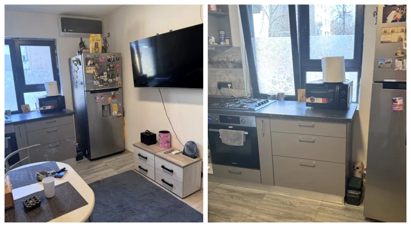 Imagini din interiorul apartamentului din Ferentari / foto: OLX