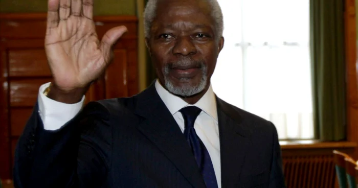 Fostul emisar ONU şi al Ligii Arabe pentru Siria, Kofi Annan Foto: Reuters