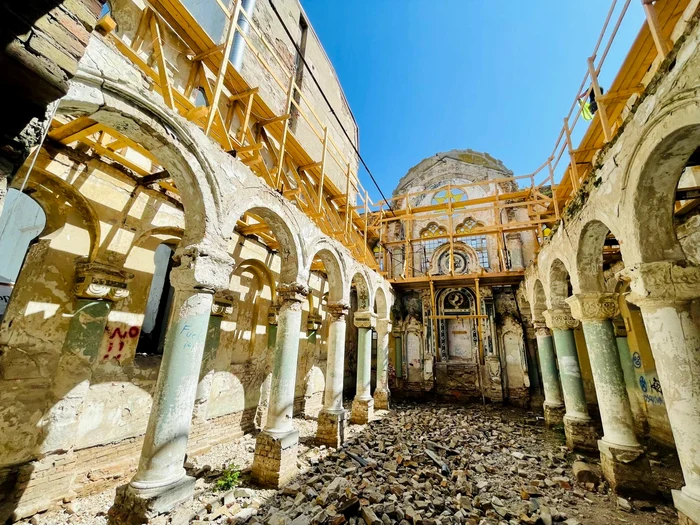 Sinagoga din Constanța a intrat în renovare FOTO Sorin Lucian Ionescu