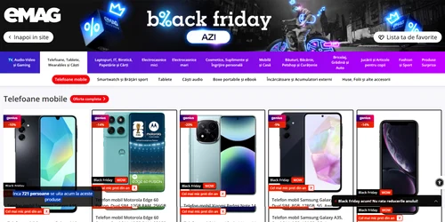 Reduceri de Black Friday 2025 eMAG la telefoane Sursă eMAG jpg