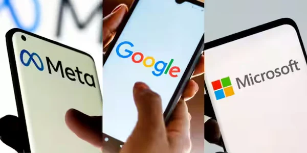 google meta microsoft/FOTO:AFP