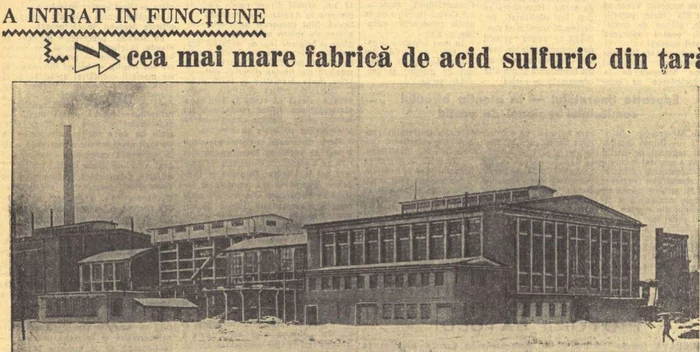 Uzina din Copșa Mică, 1957. Scânteia.