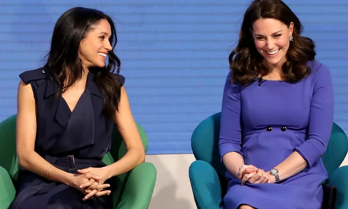 S au dus vremurile în care Kate Middleton și Meghan Markle schimbau vorbe bune și zâmbete prietenoase  jpeg