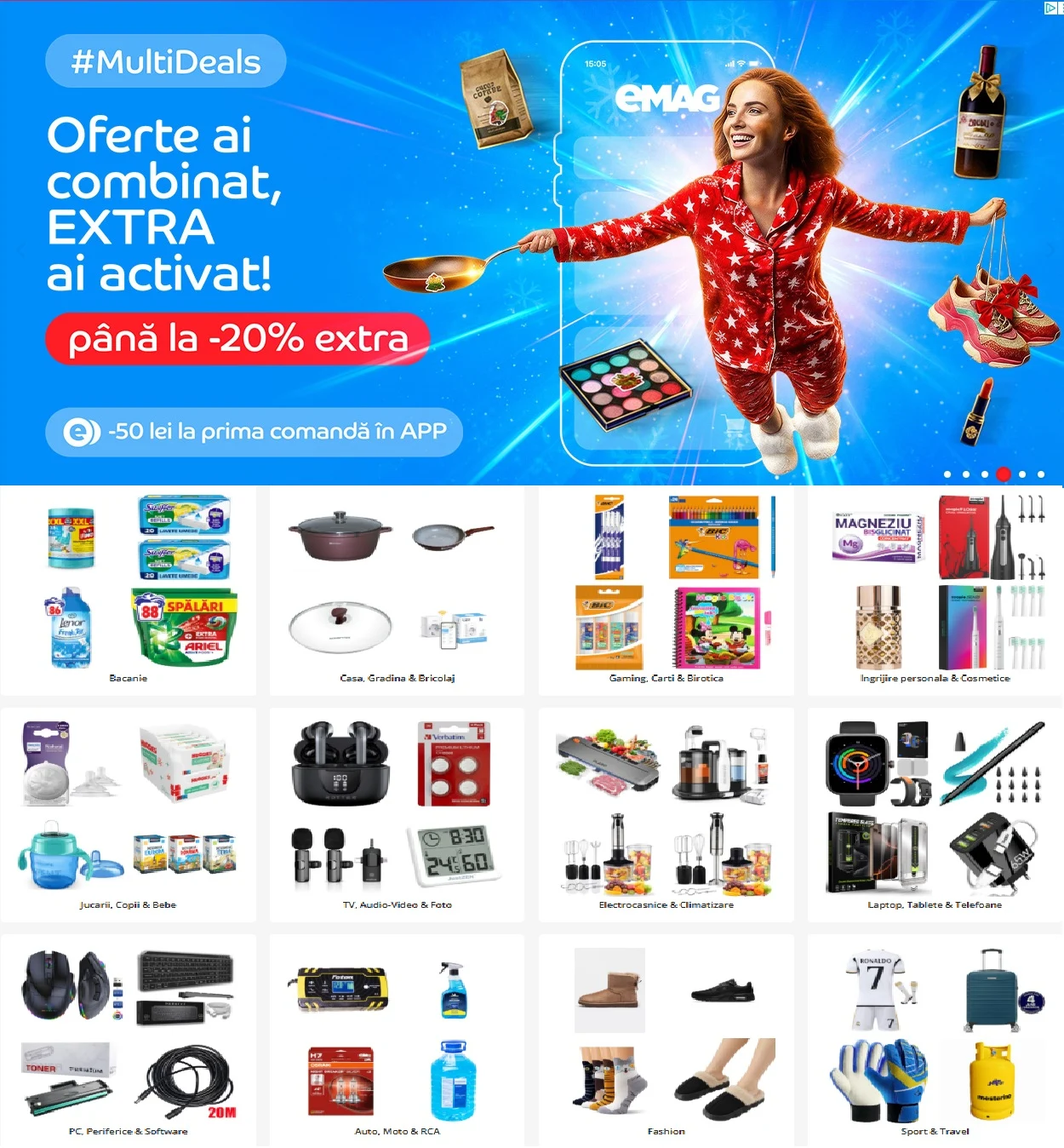 eMAG MultiDeals 2025: Ghid complet pentru extra reduceri de până la 20% și cele mai populare 11 produse de cumpărat