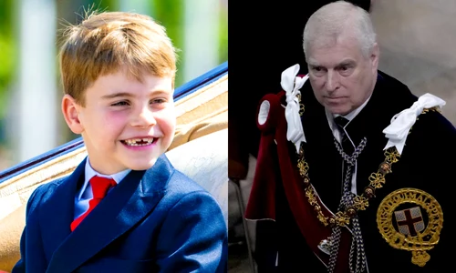 Prințul Louis și Prințul Andrew foto profimedia jpg