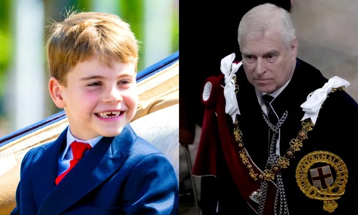 Prințul Louis și Prințul Andrew foto profimedia jpg