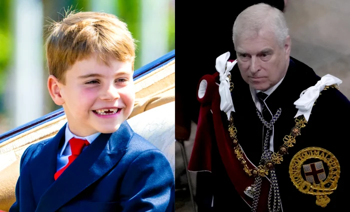 Prințul Louis și Prințul Andrew foto profimedia jpg