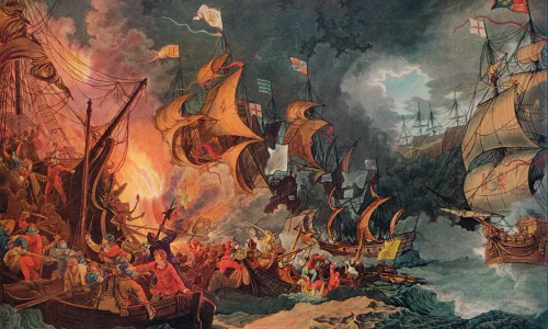 defeat of Spanish Armada webp