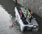 Autobuz prăbușit în râu în Torino, Italia FOTO Profimedia
