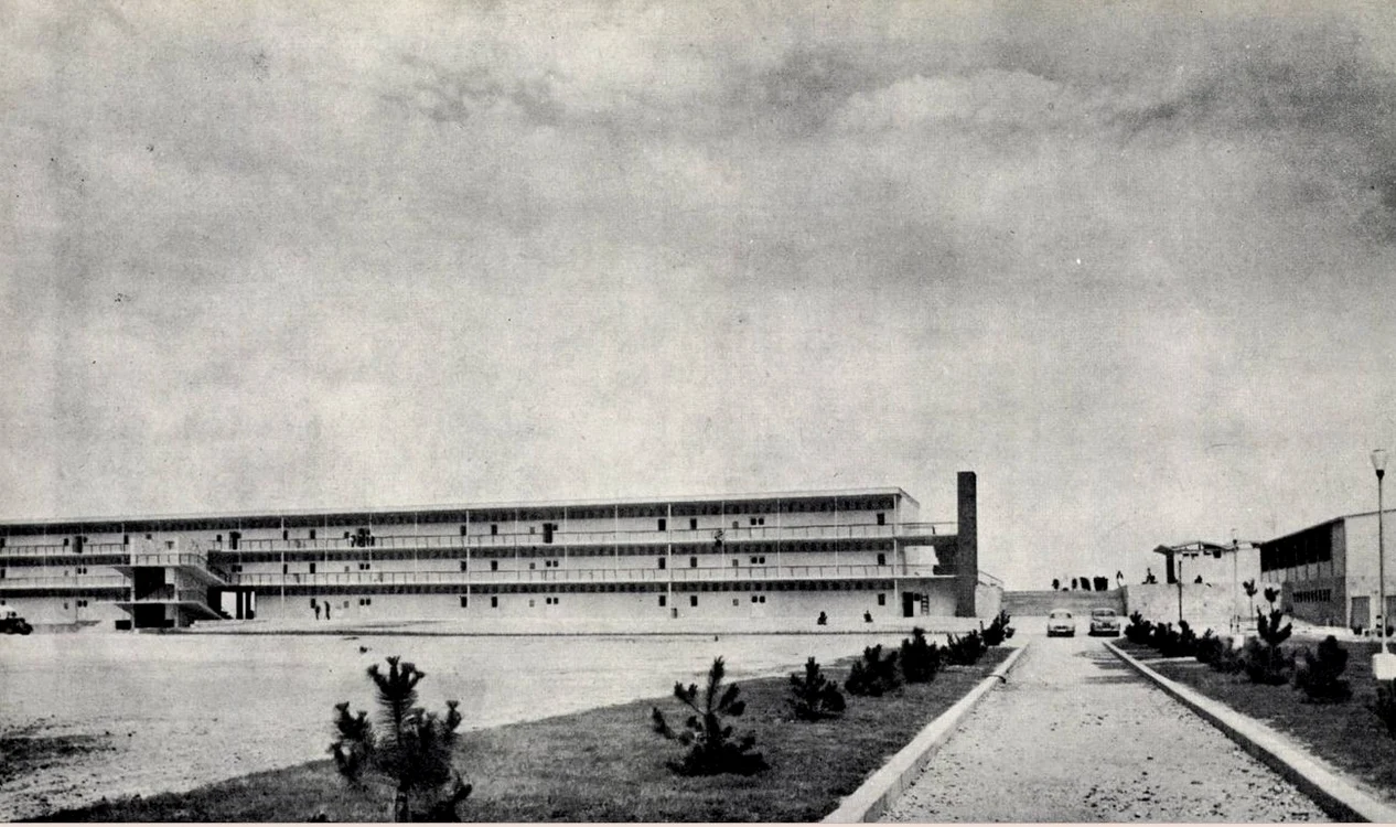 Colonia de copii din Eforie Nord (Vasile Roaită). Revista Arhitectura, 1958