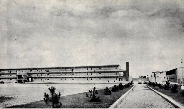 Colonia de copii din Eforie Nord (Vasile Roaită). Revista Arhitectura, 1958