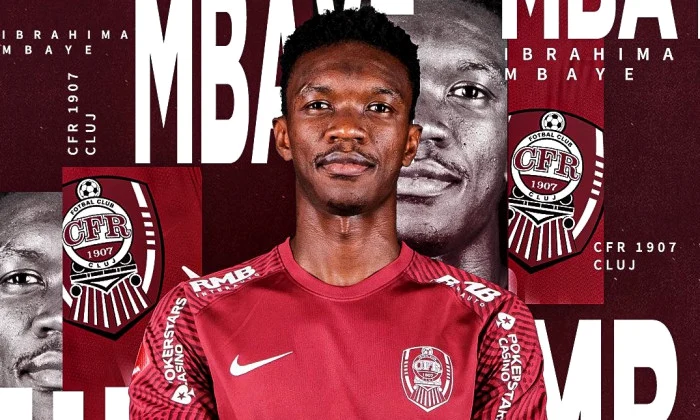 Ibrahima Mbaye a fost chiar prezentat pe site-ul oficial al CFR-ului, anul trecut