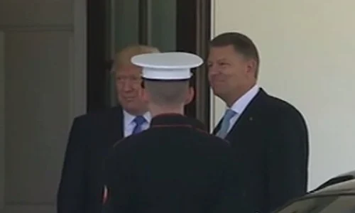 Klaus Iohannis, întâlnire la Casa Albă cu Donald Trump jpeg