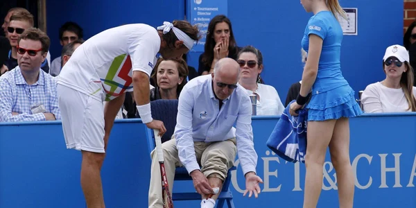 Nalbandian l-a rănit pe arbitrul englez * Foto: Reuters