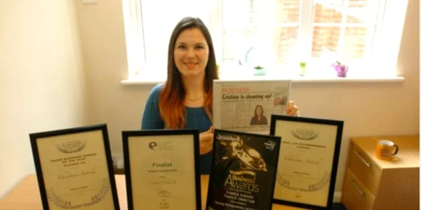 Cristina Antochi a fost declarată antreprenorul anului. FOTOArhivă Personală
