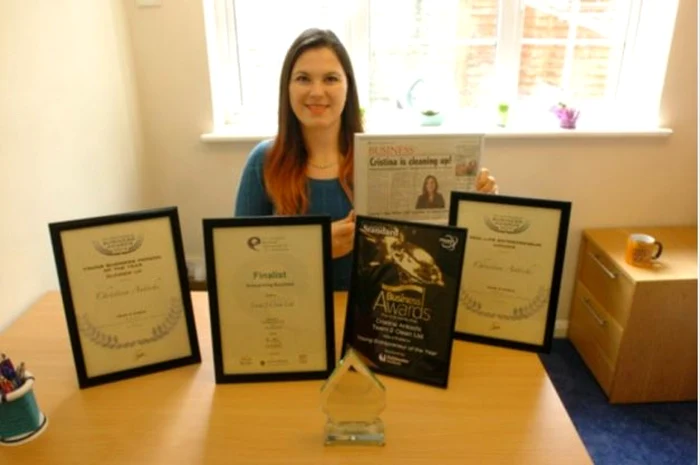 Cristina Antochi a reuşit să construiască o afacere de succes în Marea Britanie. FOTOArhivă Personală.