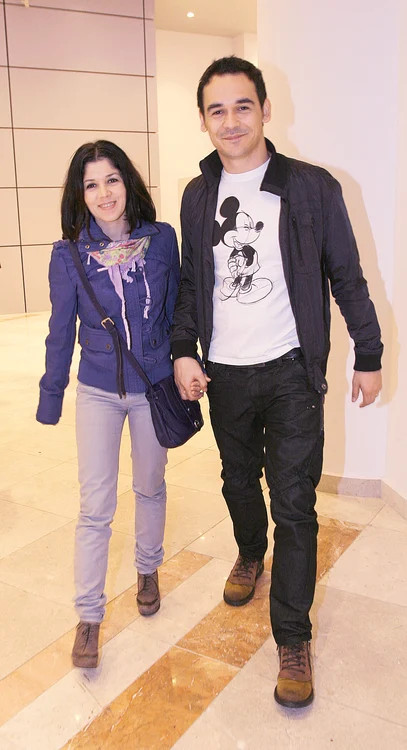 Răzvan Simion, alături de fosta soţie, Diana