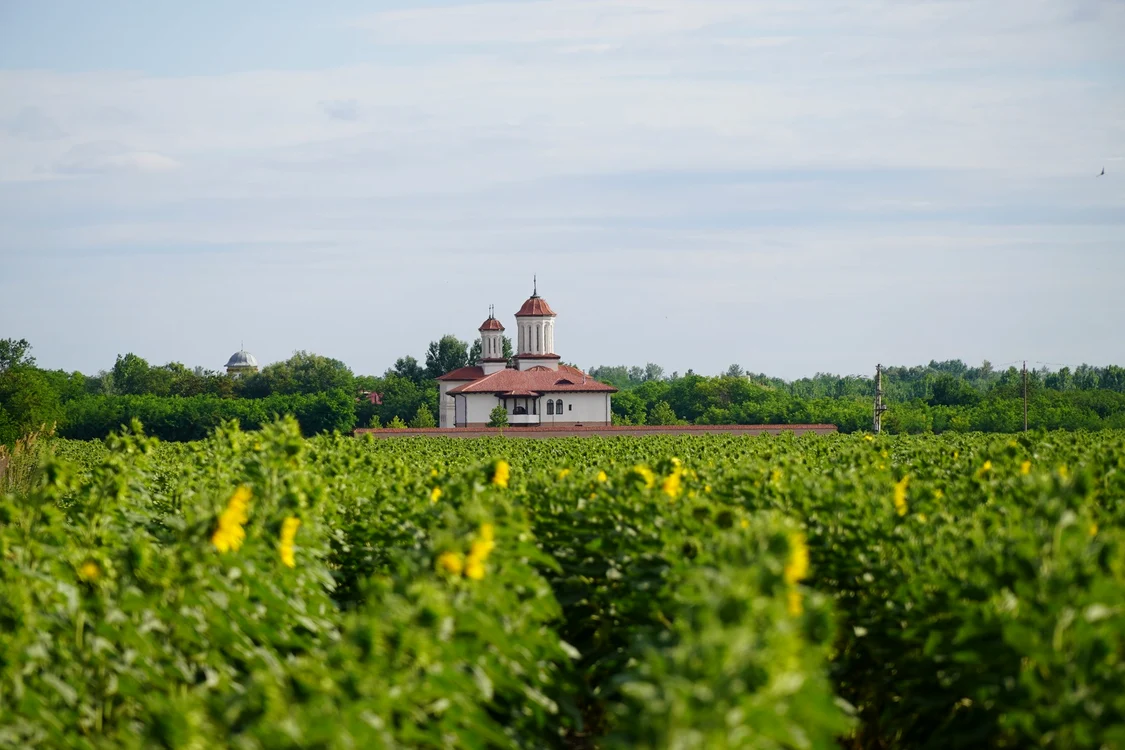 Mănăstirea Măxineni, aflată între judeţele Galaţi şi Brăila FOTO: Arhiepiscopia Dunării de Jos
