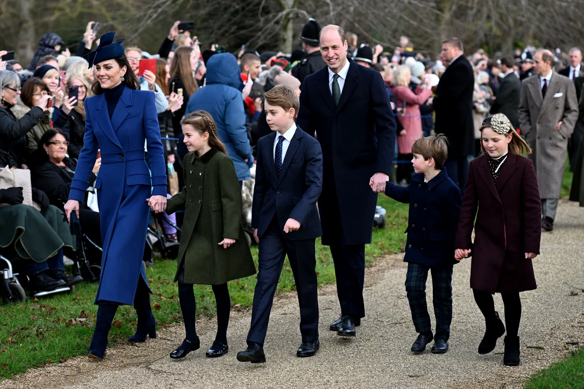 Cea mai recentă apariție a lui Kate Middleton alături de familia regală, de Crăciun