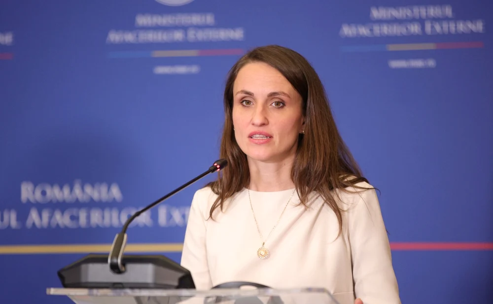 Oana Țoiu, ministrul român de Externe FOTO: Gov.ro