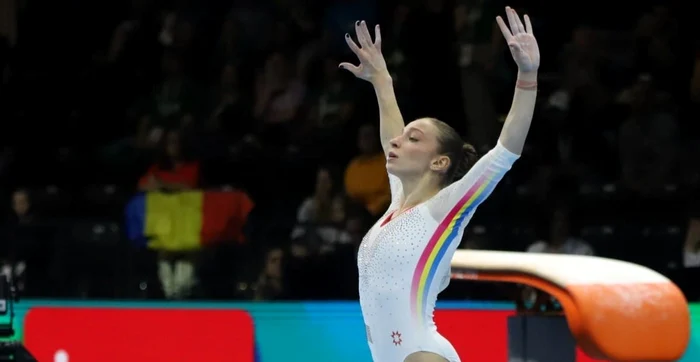 Ana Bărbosu a impresionat la Campionatele Europene de gimnastică. Foto Facebook FRG
