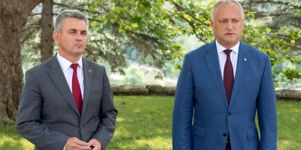 Igor Dodon si Vadim Krasnoselski