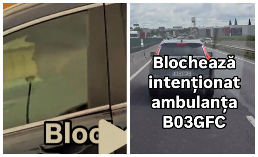 Un șofer a blocat intenționat o ambulanță aflată în misiune. Titi Aur: Un șofer neinstruit s-a întâlnit cu unul nesimțit