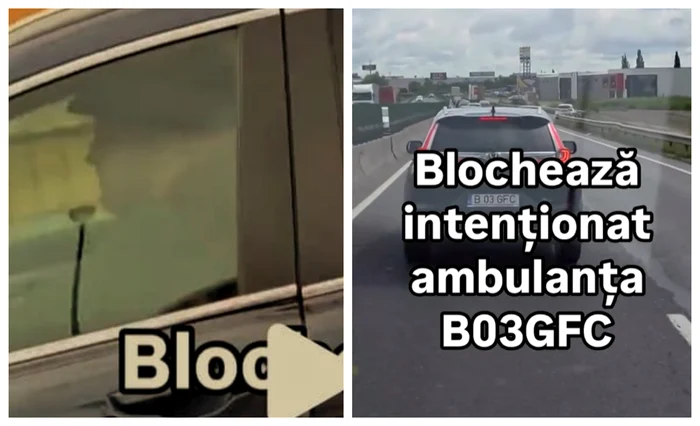 VIDEO Un șofer a blocat intenționat o ambulanță aflată în misiune. Titi Aur: Un șofer neinstruit s-a întâlnit cu unul nesimțit