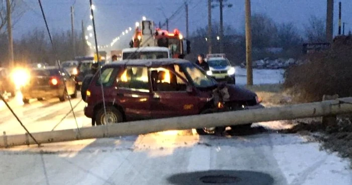 accident isor pe hunedoara deva foto ipj hunedoara