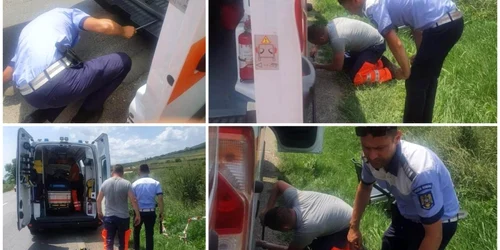 politisti alba ajutor ambulanta