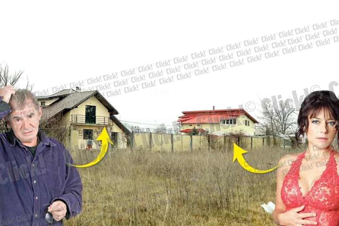 Florin Zamfirescu şi-a construit o casă în aceeaşi curte cu fosta soţie, Cătălina Mustaţă